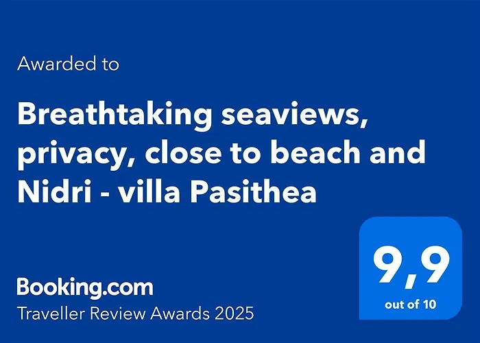 Pasithea - Breathtaking Seaviews, Infinity Pool, Privacy, Close To The Nydri (Lefkada)